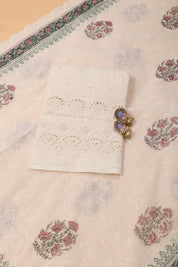 Thread Work Cotton Suit