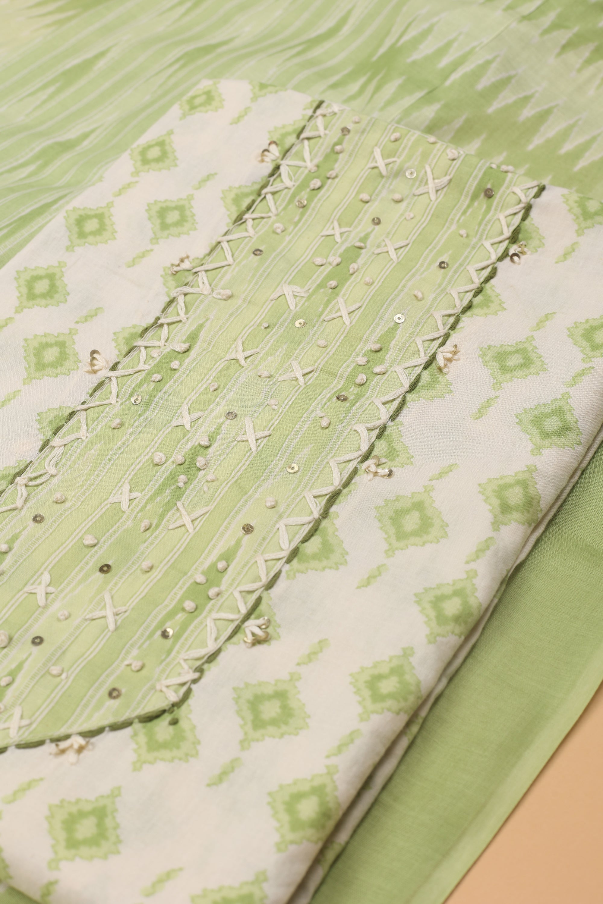 Printed Cotton Suit