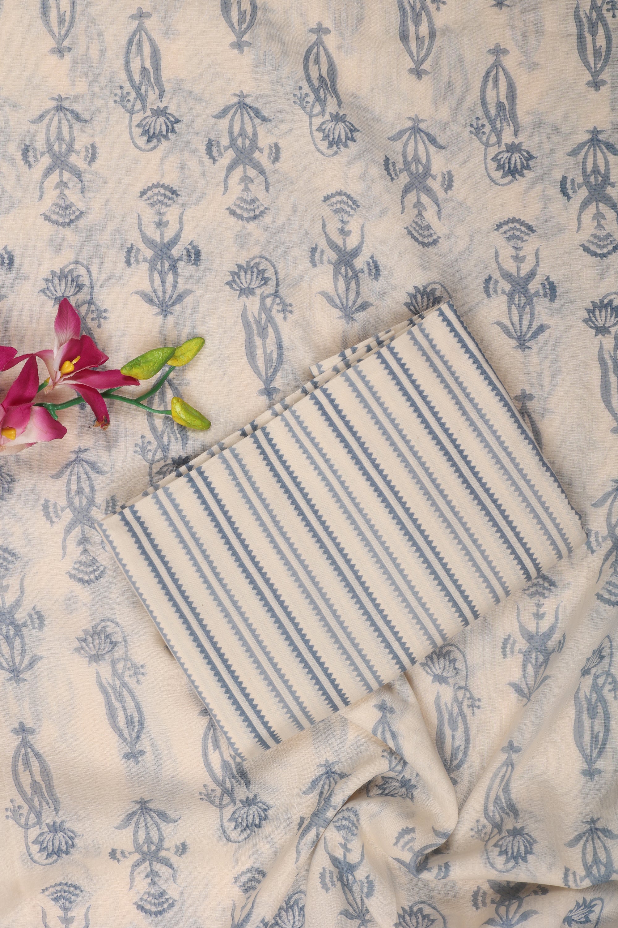 Floral Butti Cotton Suit