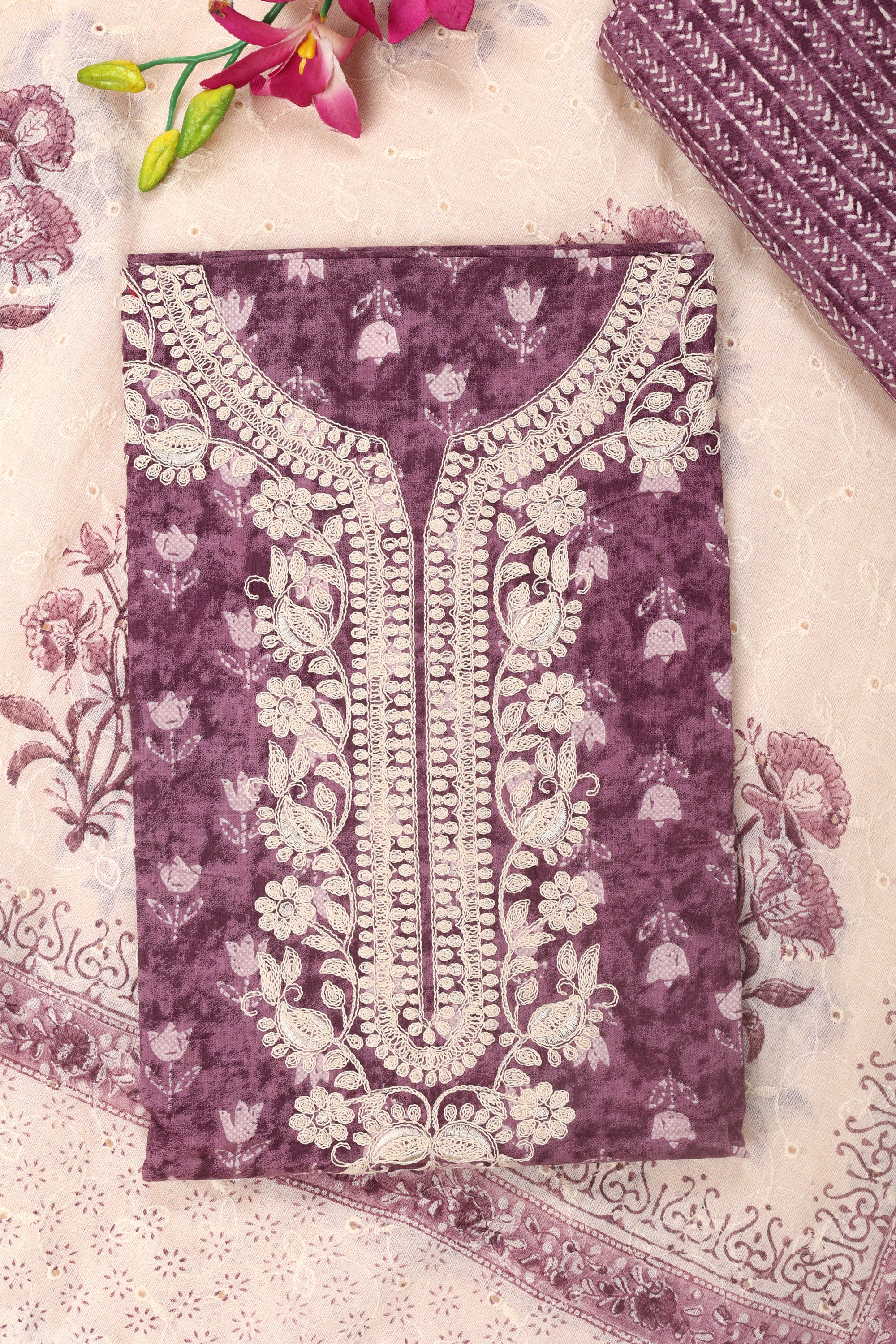 Red Thread Work Suit