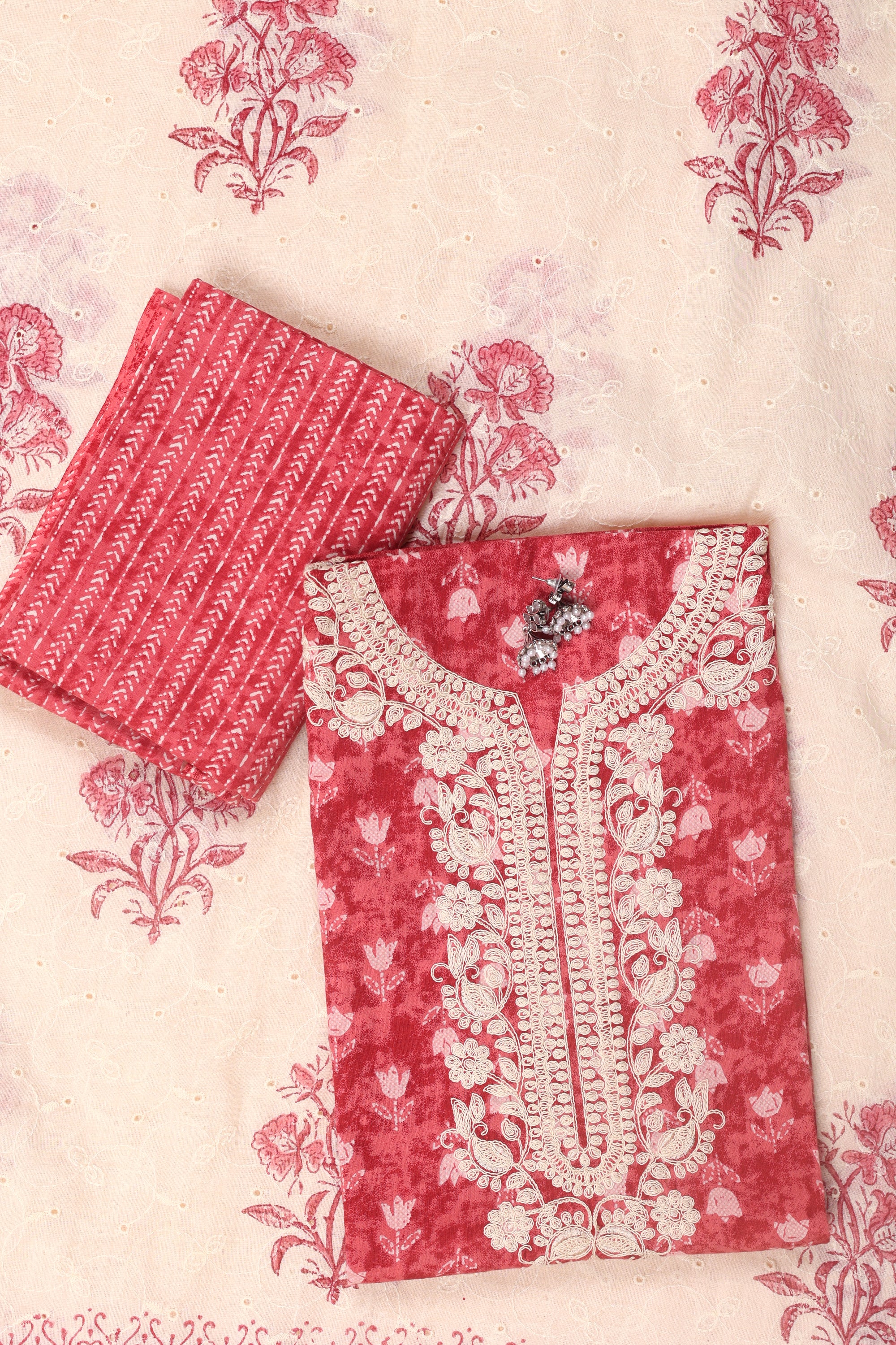 Red Thread Work Suit