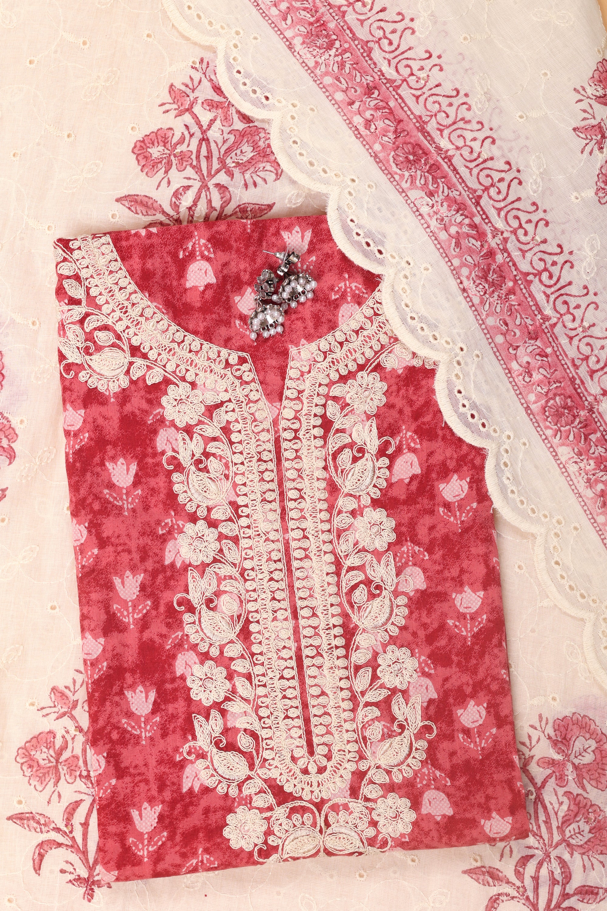Red Thread Work Suit