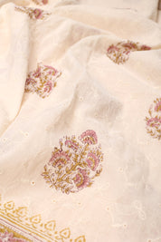 Thread Work Cotton Suit