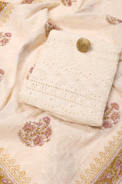 Thread Work Cotton Suit