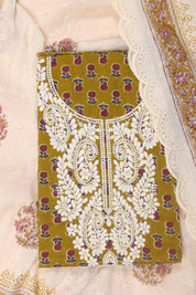 Thread Work Cotton Suit