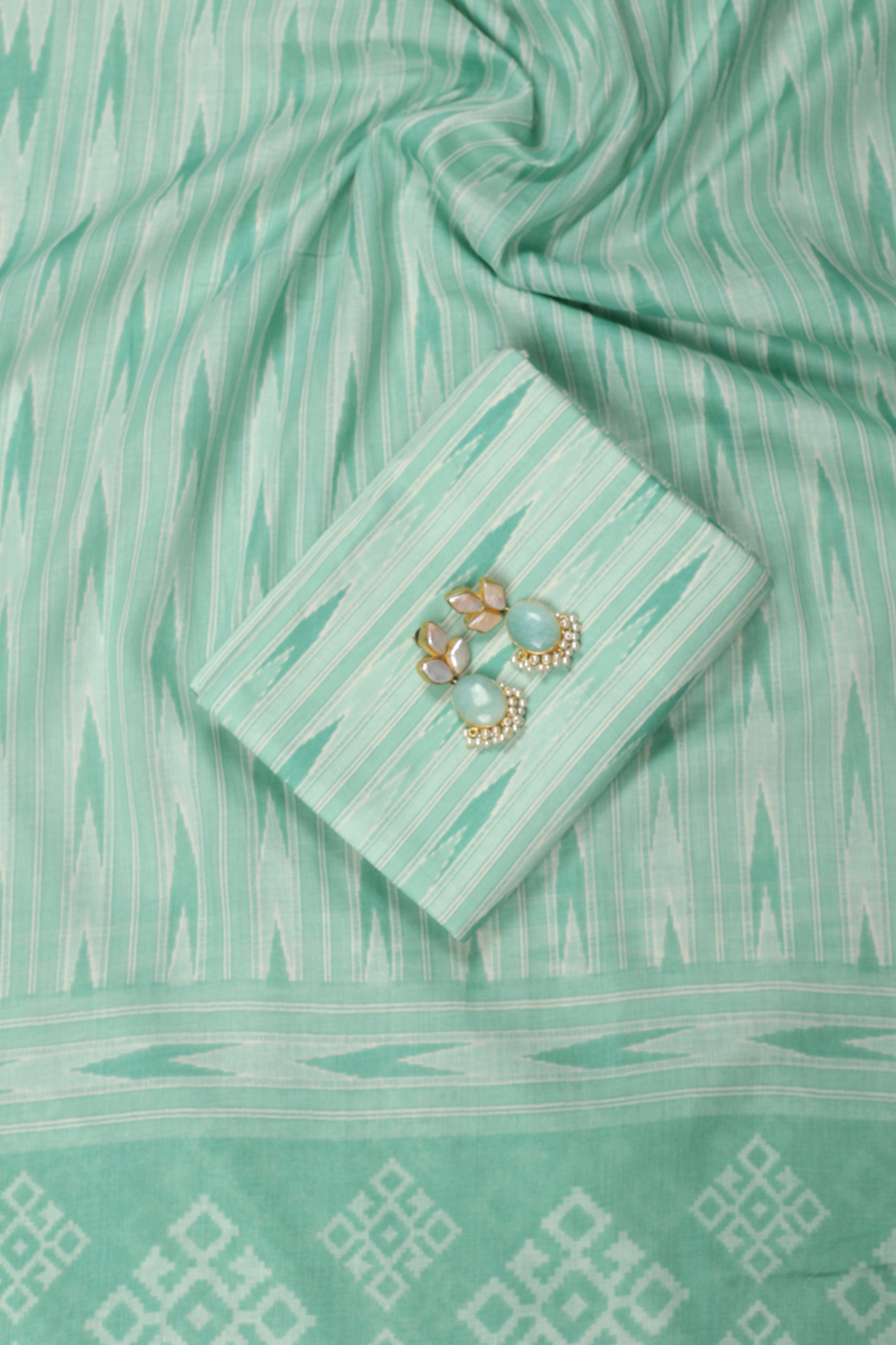 Printed Cotton Suit