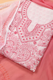 Chikankari Work Cotton Suit
