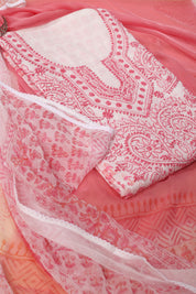 Chikankari Work Cotton Suit