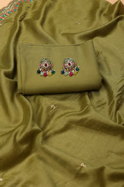 Modal Printed Suit With V Neck Design