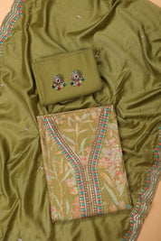 Modal Printed Suit With V Neck Design