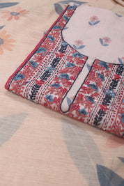 Linen Katha Work Suit