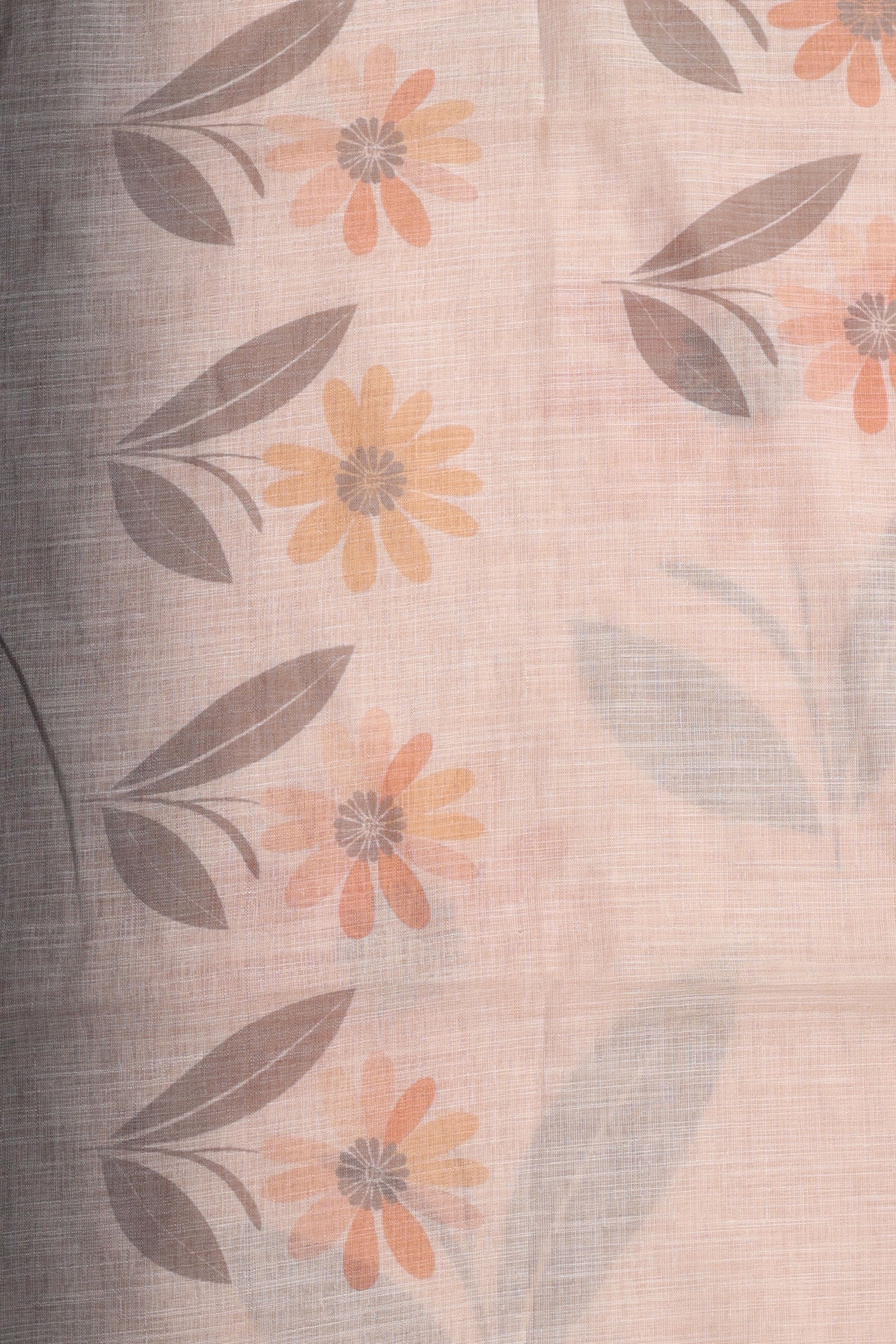 Linen Katha Work Suit