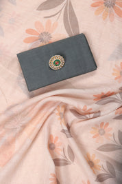 Linen Katha Work Suit