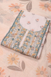 Linen Katha Work Suit