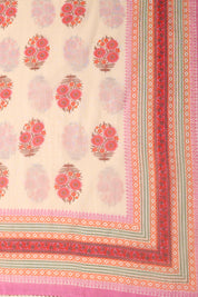 Printed Cotton Suit with Beautiful Neck