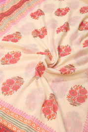 Printed Cotton Suit with Beautiful Neck