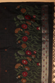 Self Thread Work Chanderi Suit