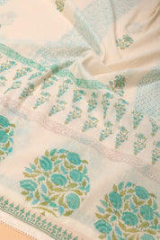Unstitched Block Printed Suit Material