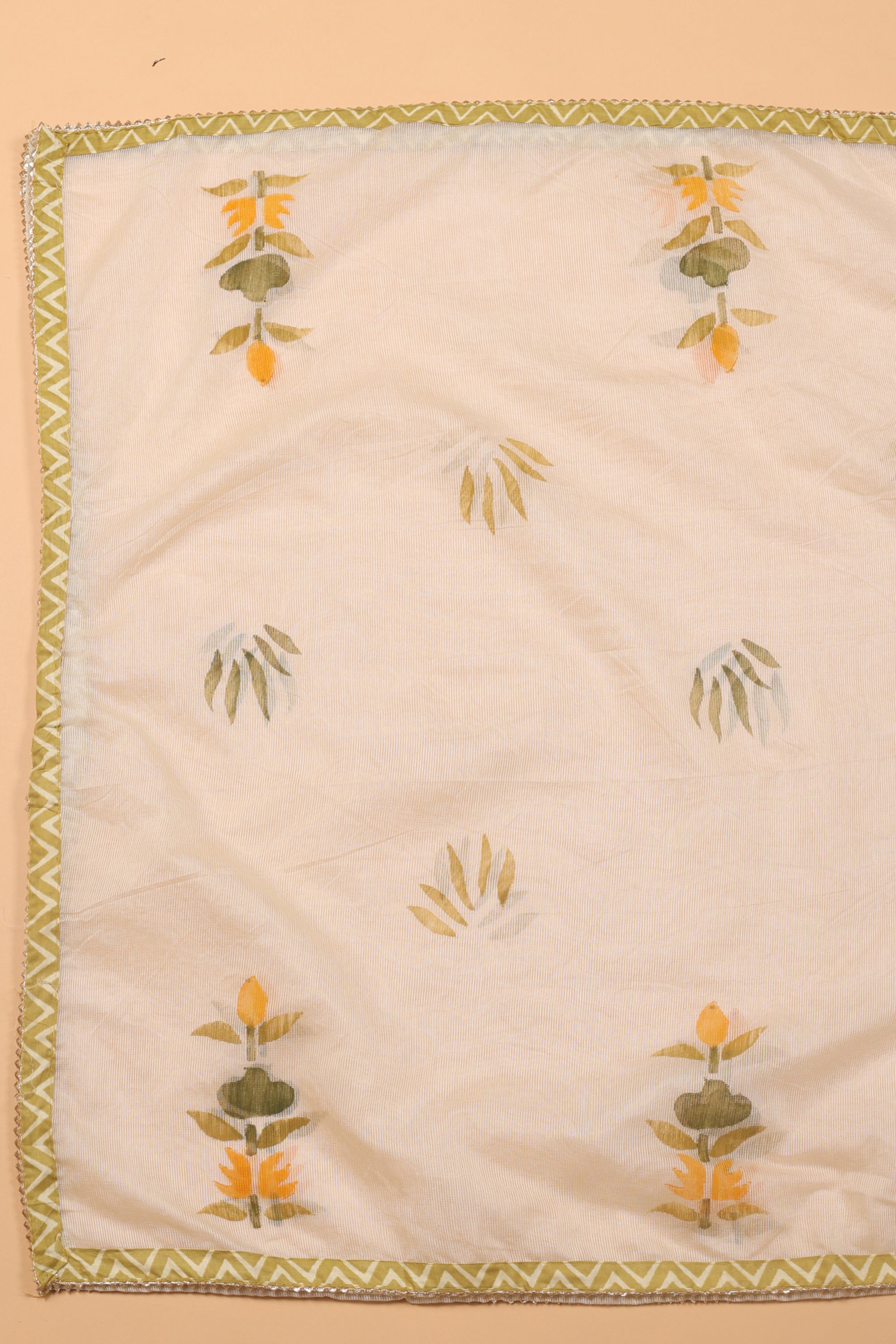 Cotton Suit with Zari & Thread Kota Doria Dhupatta