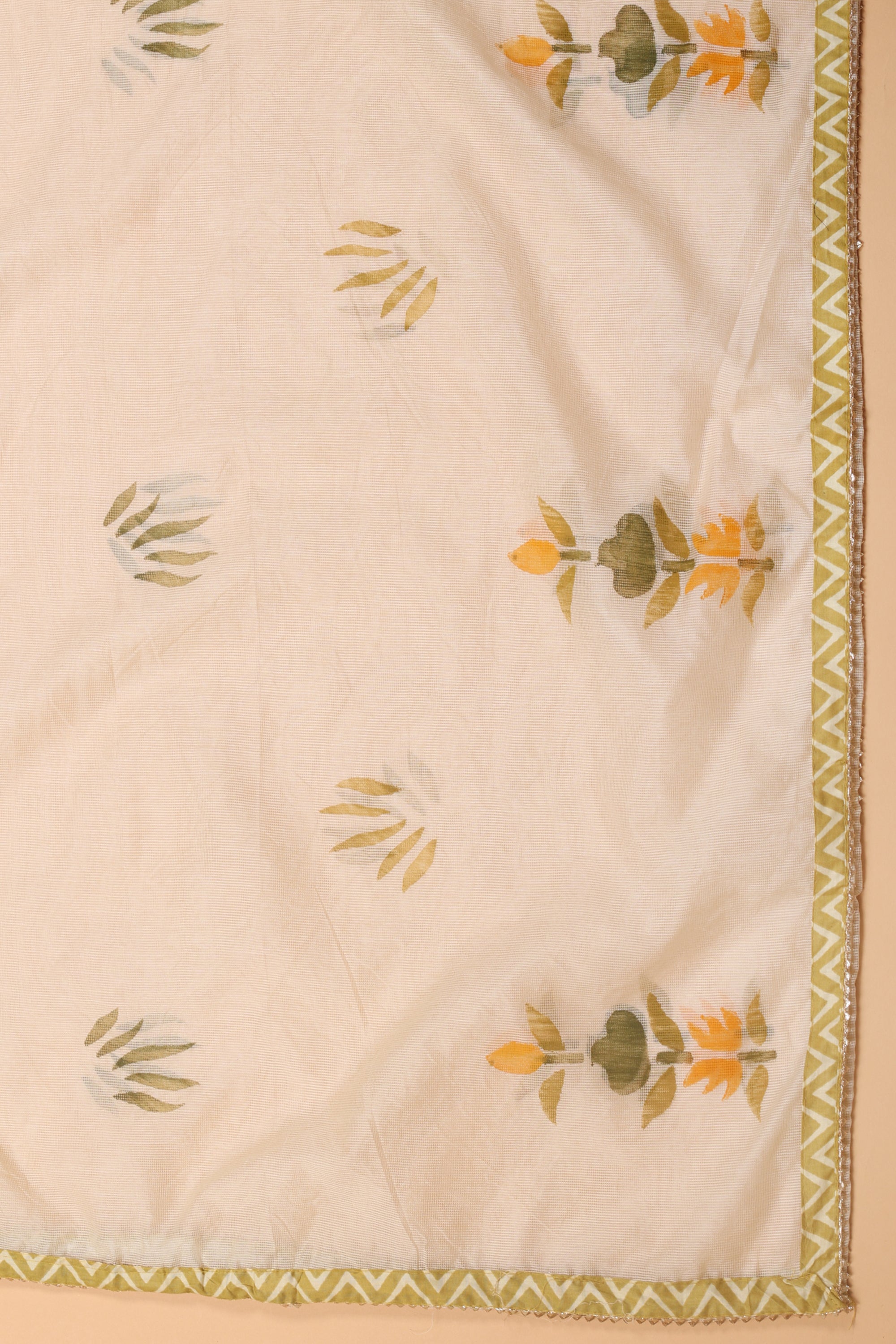 Cotton Suit with Zari & Thread Kota Doria Dhupatta