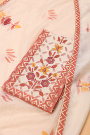 Cotton Suit with Zari & Thread Kota Doria Dhupatta