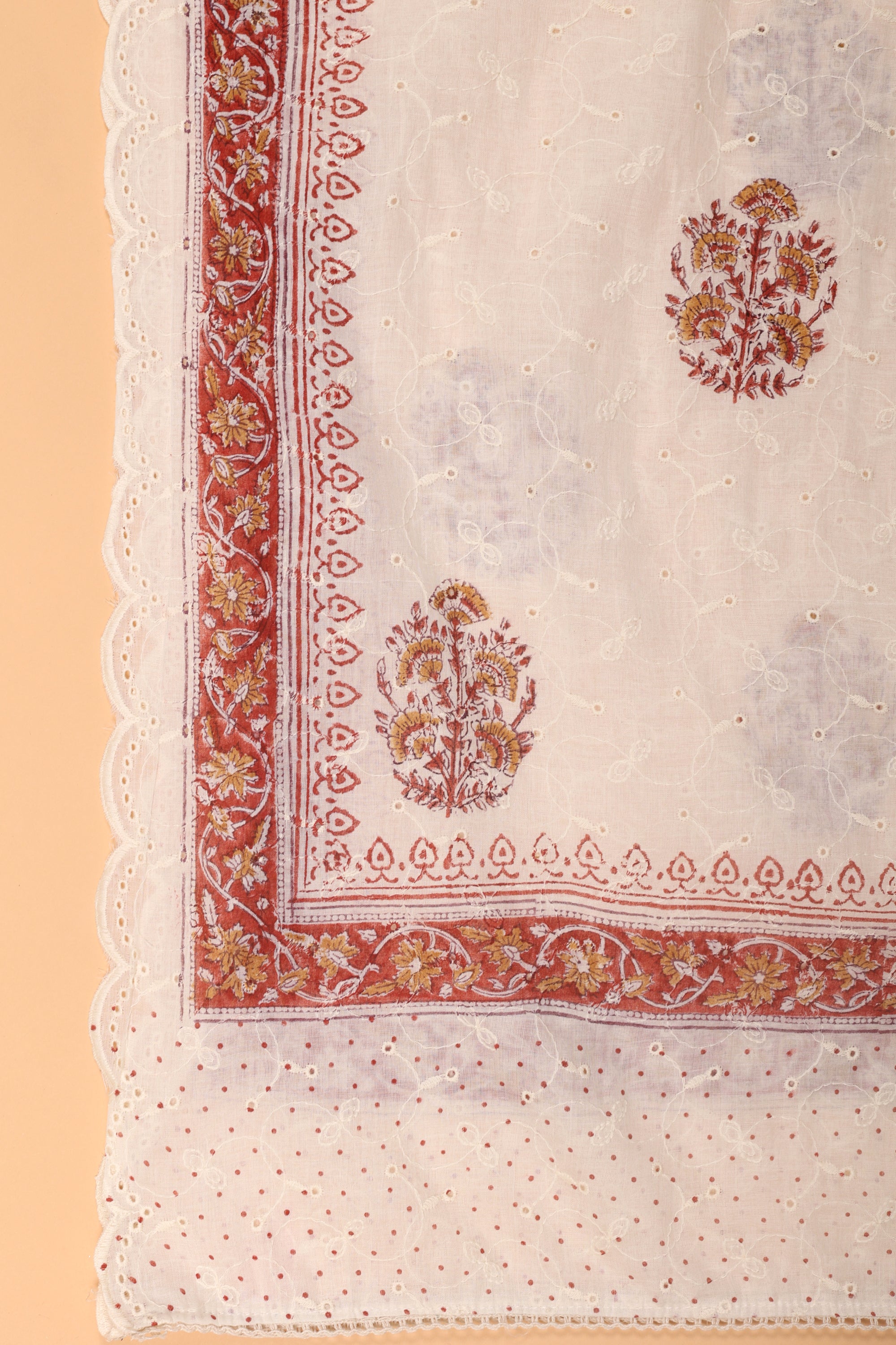 Thread Work Cotton Suit