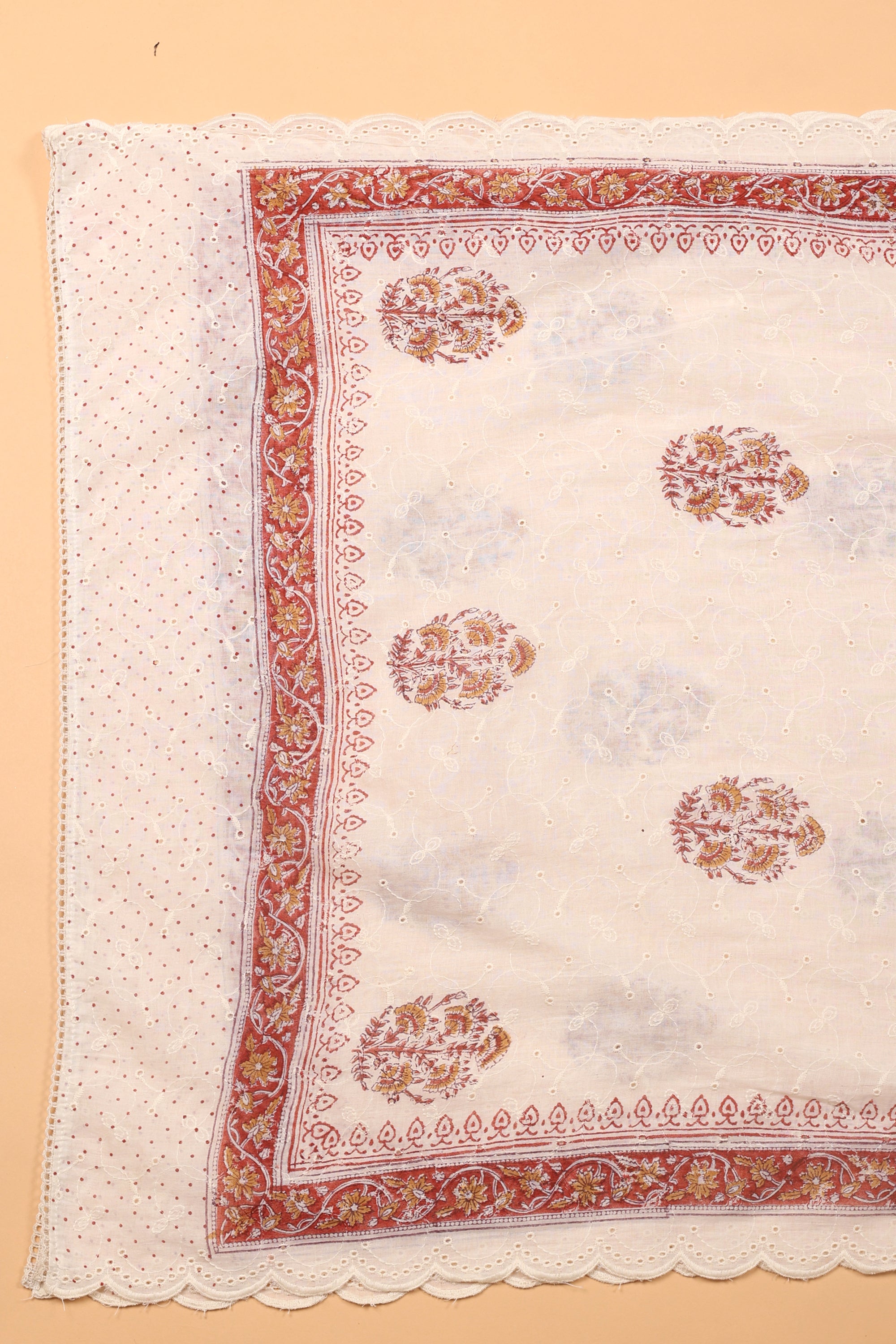 Thread Work Cotton Suit