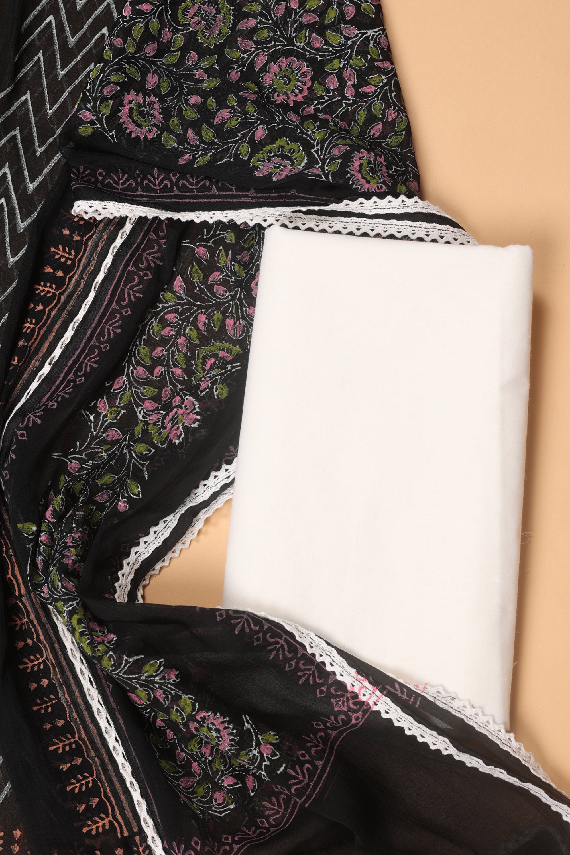 Thread Work Embroidered Suit