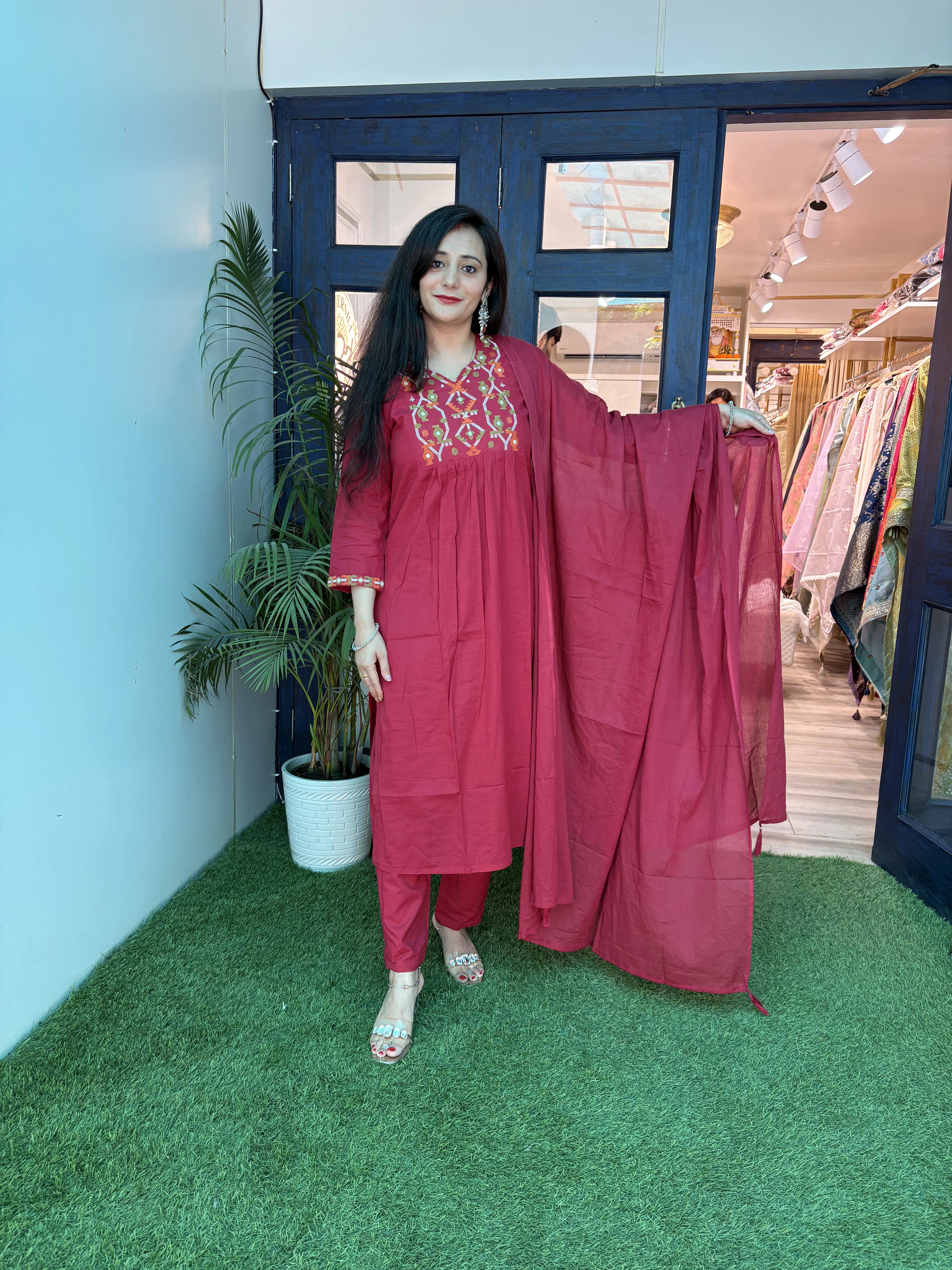 Cotton Kurti Set