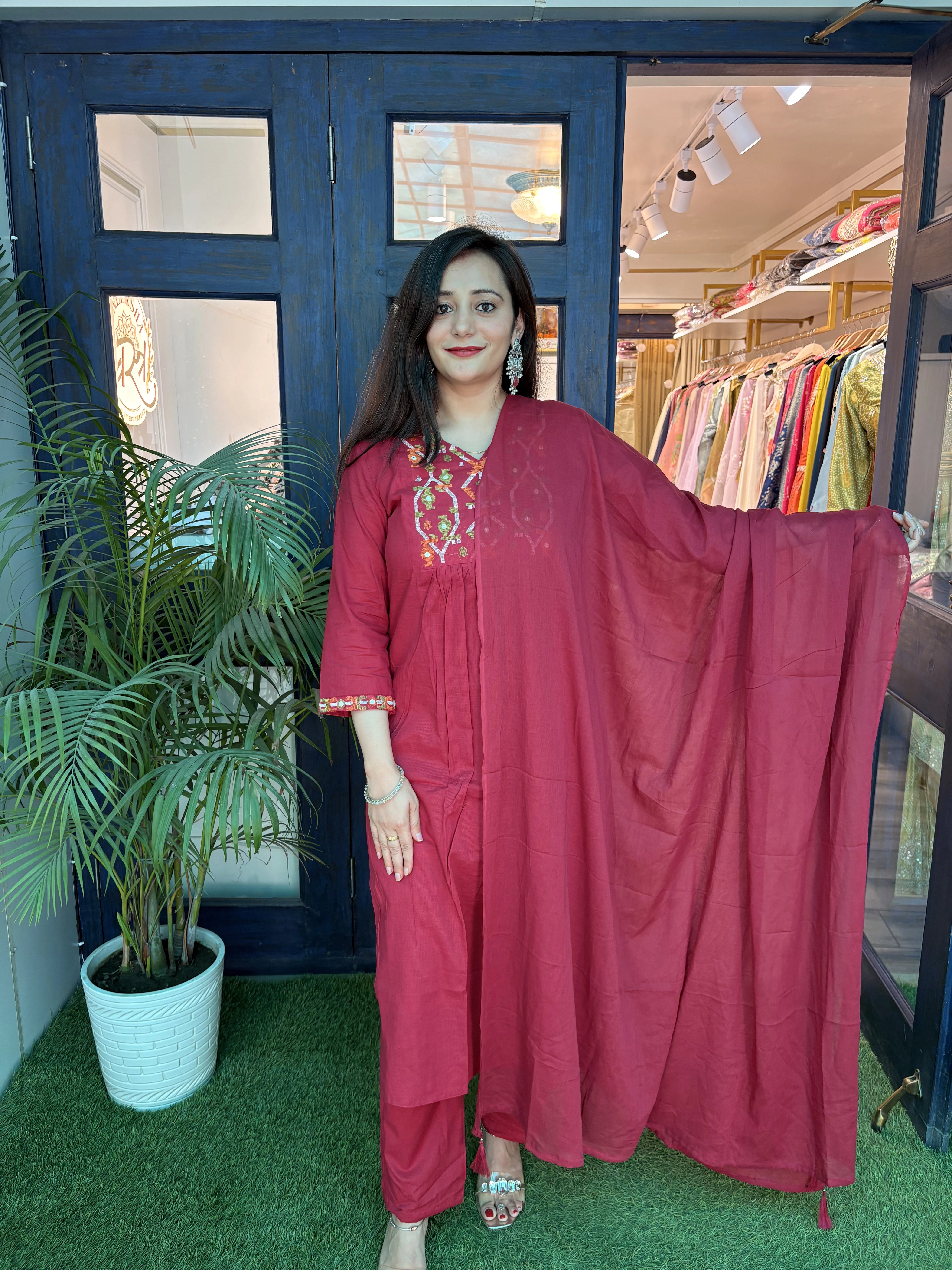Cotton Kurti Set