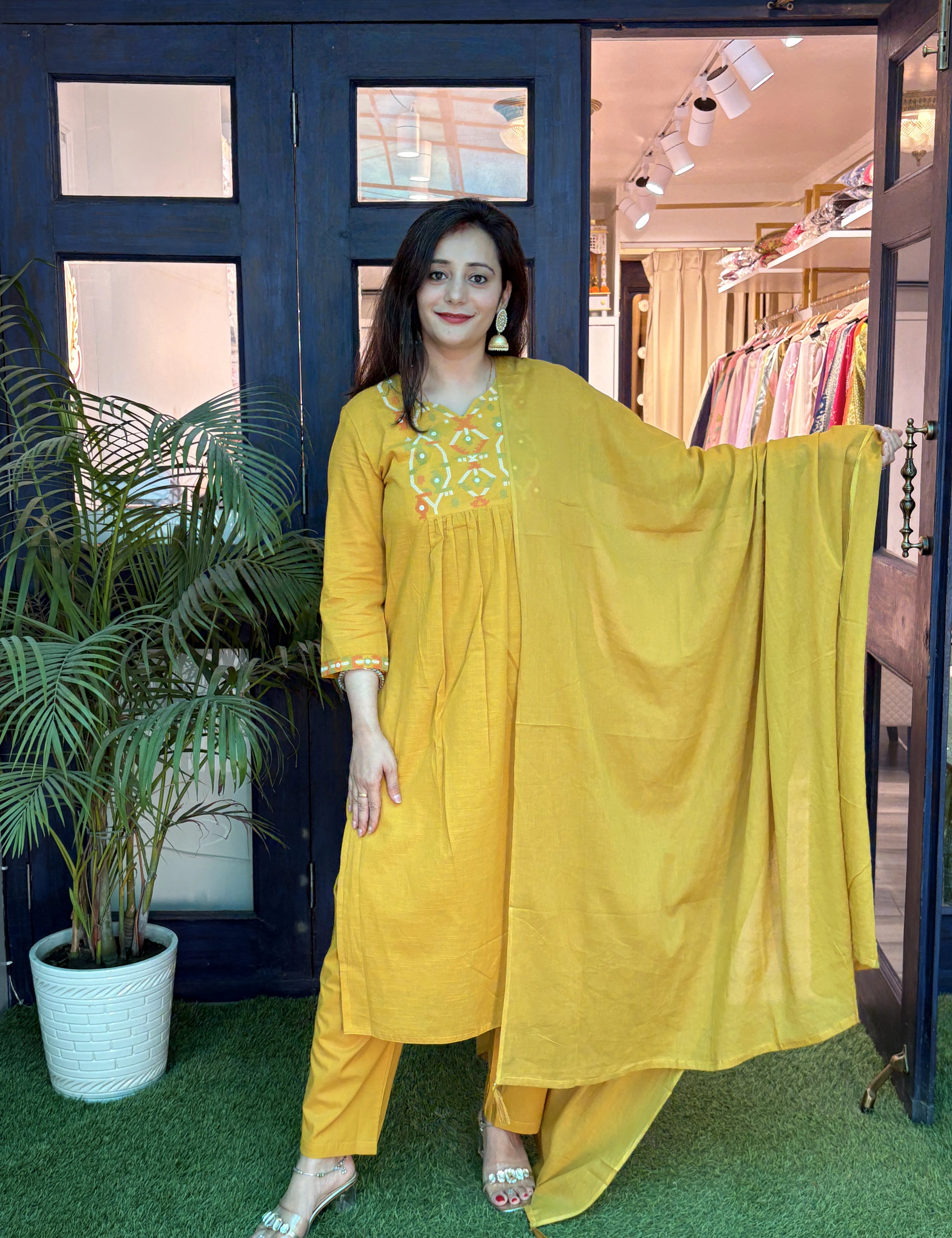 Cotton Kurti Set
