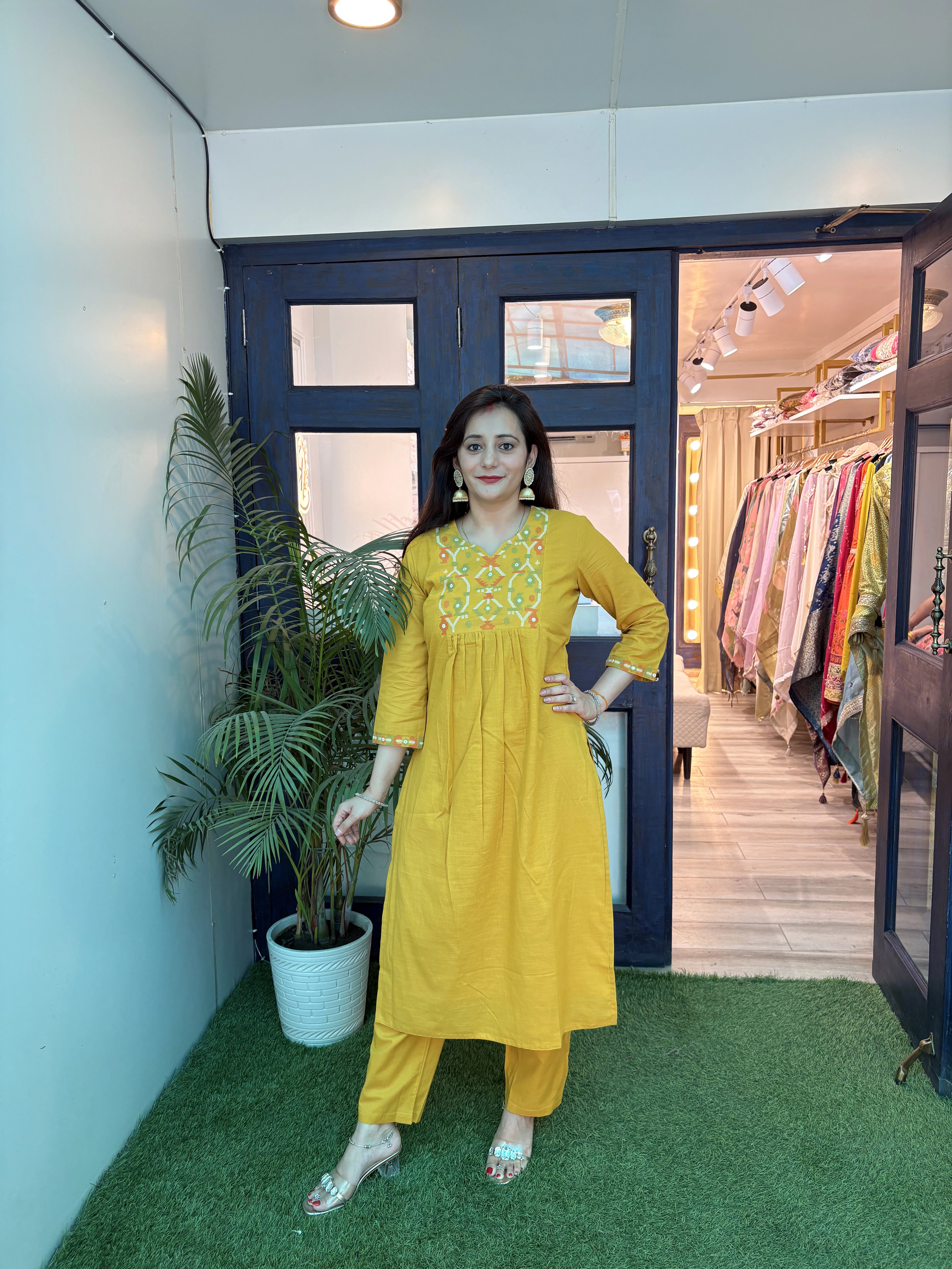 Cotton Kurti Set