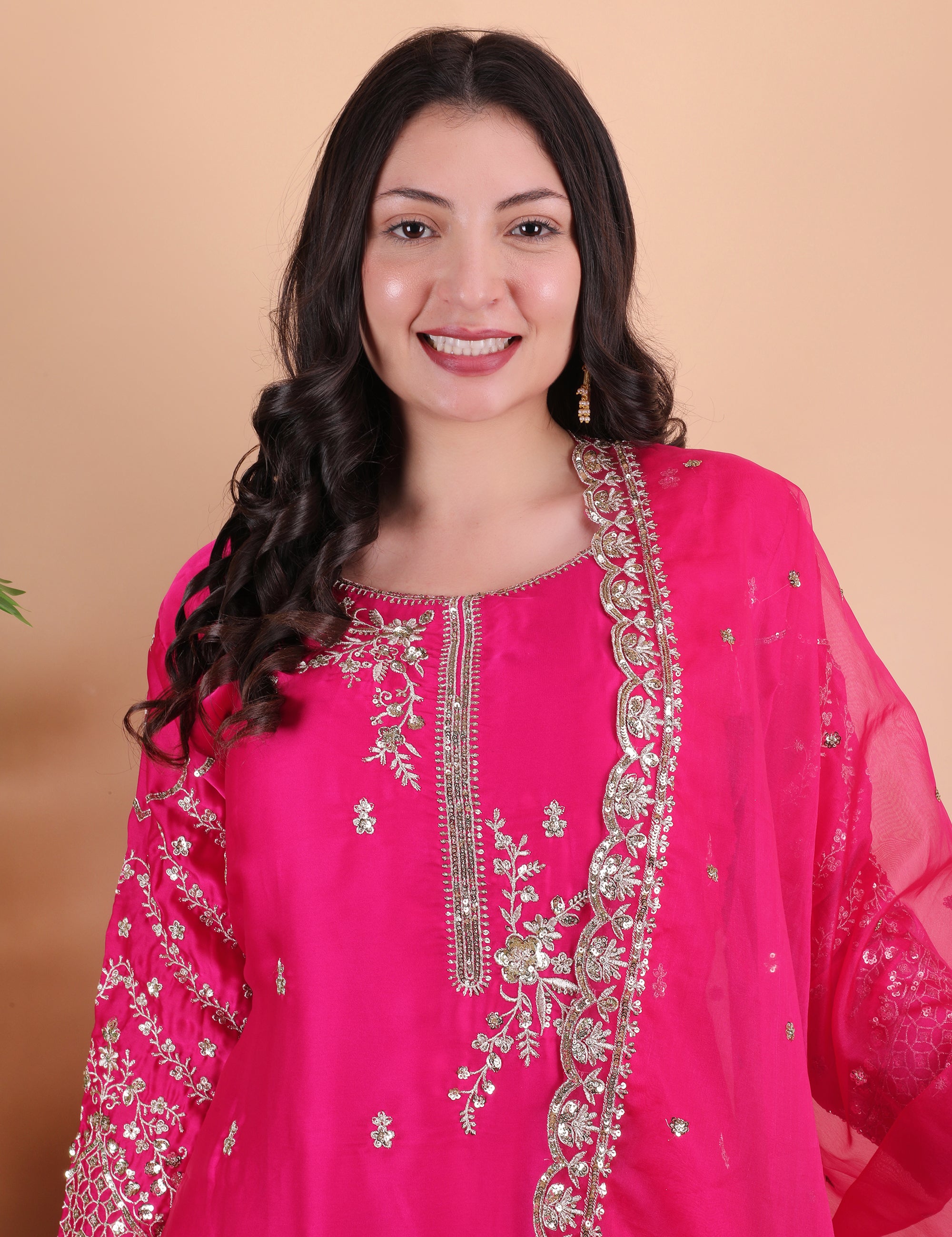 Zari Work Trending Dhoti Set