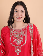 Zari Work Trending Dhoti Set
