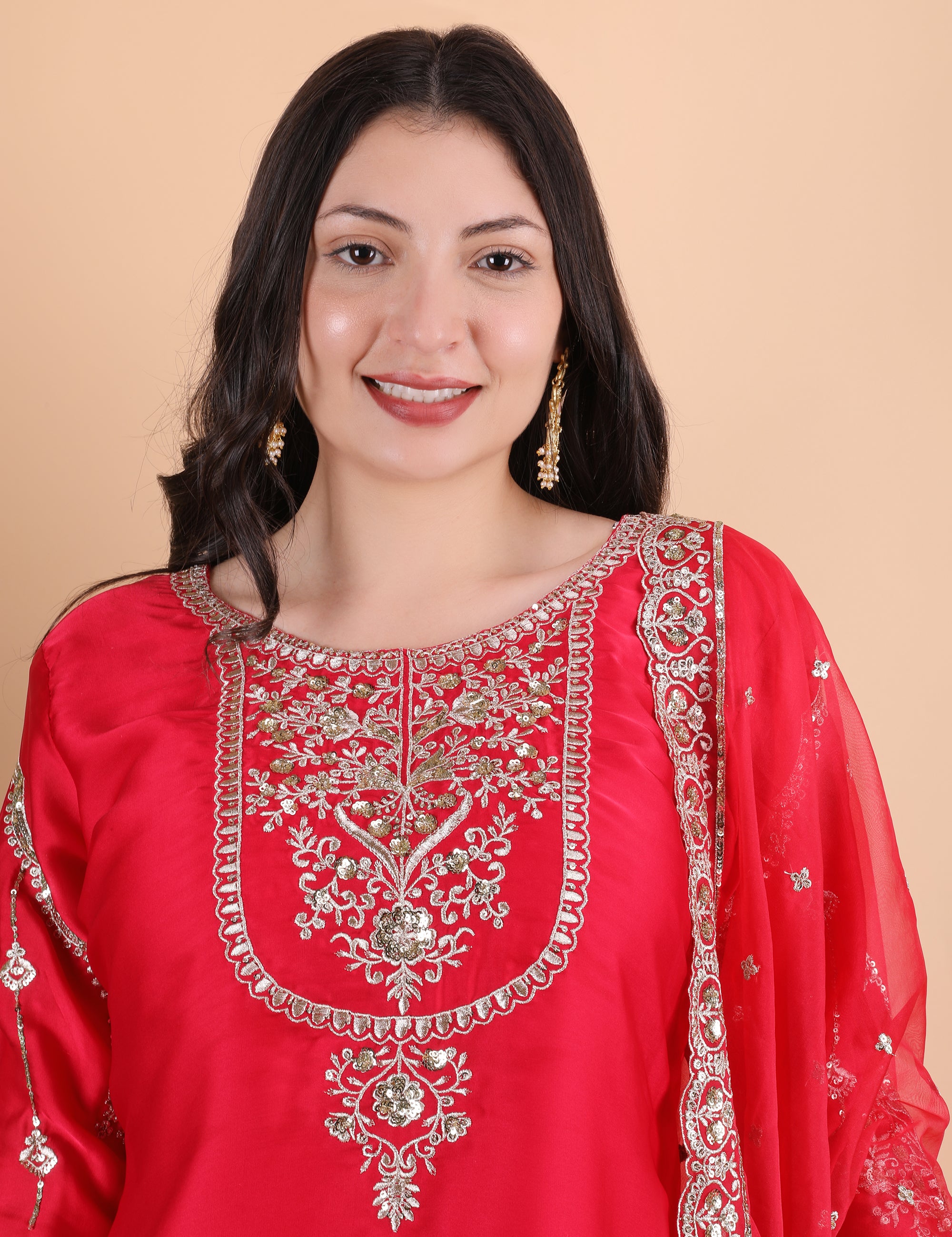 Zari Work Trending Dhoti Set