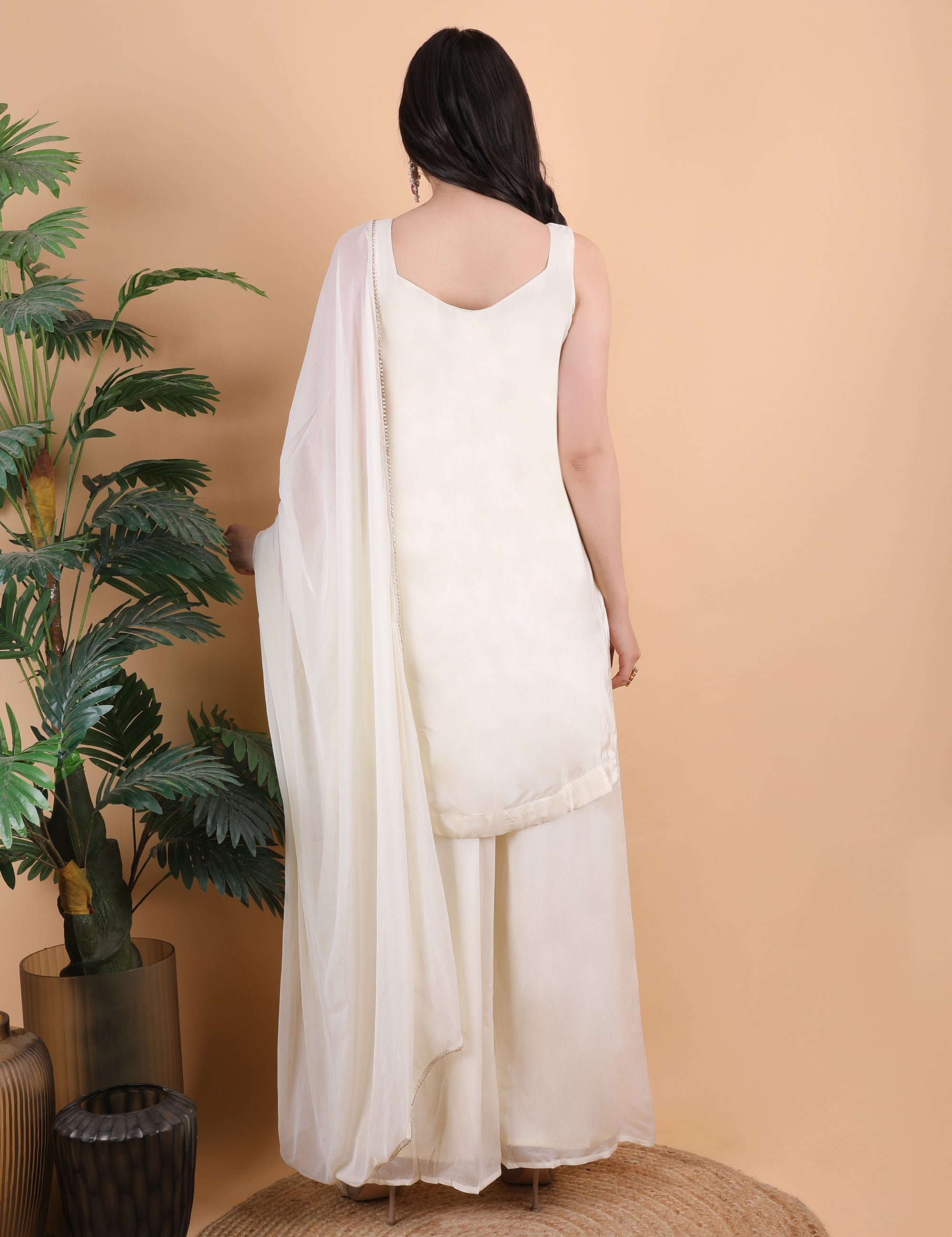 Off White Garara Set