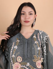 Pakistani Suit in Tissue Fabric