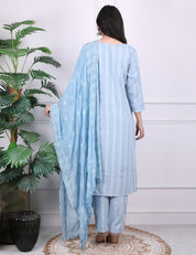 Sky Blue Kurti Set