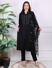 Black Kurti Set