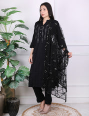 Black Kurti Set