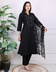 Black Kurti Set