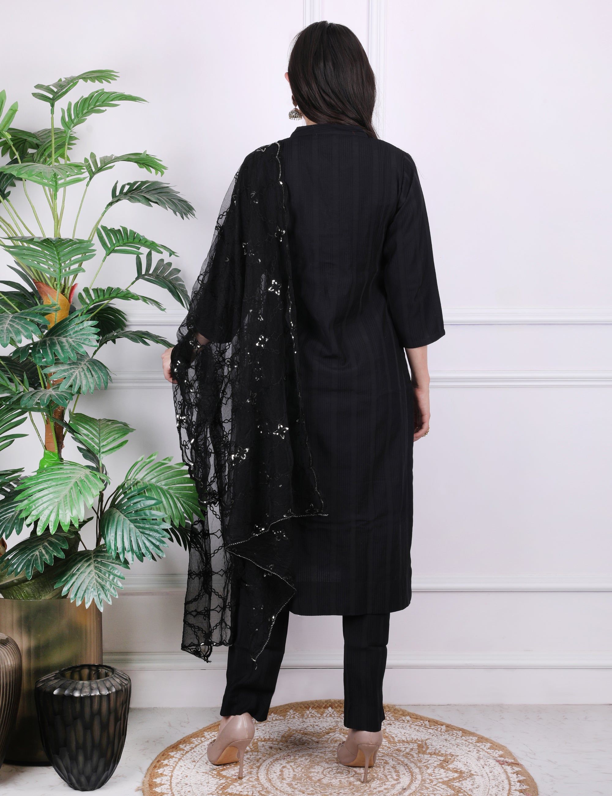 Black Kurti Set