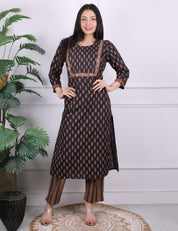 Sequin & Zari Kurti Set
