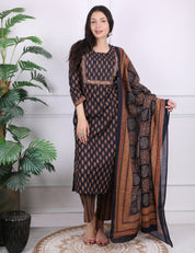 Sequin & Zari Kurti Set
