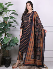 Sequin & Zari Kurti Set