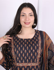 Sequin & Zari Kurti Set