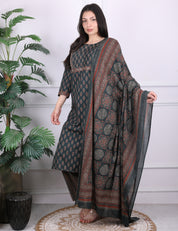 Sequin & Zari Kurti Set