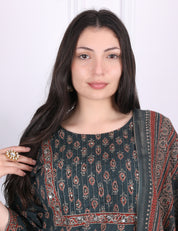 Sequin & Zari Kurti Set
