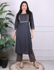 Sequin & Zari Kurti Set