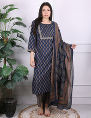 Sequin & Zari Kurti Set